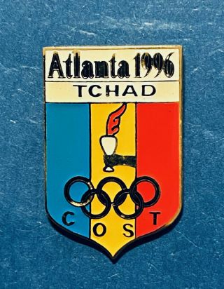 Tchad Atlanta 1996 National Olympic Committee (noc) Pin