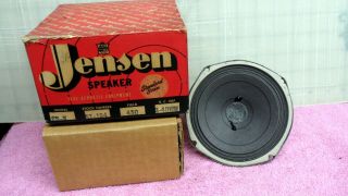 Vintage Jensen 5 " Round Electro Dynamic Speaker Nib Model F5 - X St - 194