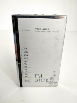 Vintage Toshiba Rp - S5 Fm Stereo Multiplex Radio