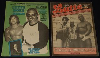 1983,  1985 Wrestler /wrestling La Revue Lutte Hulk Hogan On Cover - Magazines (2)