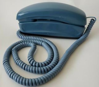 Vintage Bell South Desk Slimline Push Button Phone “favorite” 51800 Blue