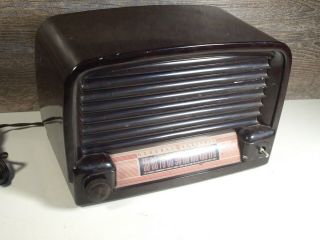 Vintage 1948 General Electric Model 102 Am Bakelite Radio Parts Or Restore
