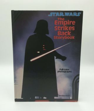 Vintage Star Wars The Empire Strikes Back Storybook Random House 1980 - Very Good