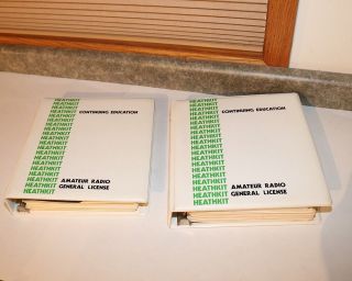 Heathkit Amateur Radio General License Education Booklets - Volume I & Ii