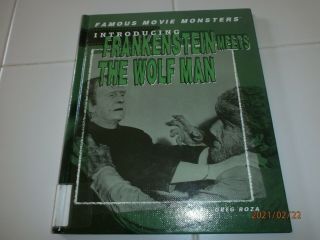 Frankenstein Meets The Wolfman,  Famous Movie Monsters,  Hc Rosen Series