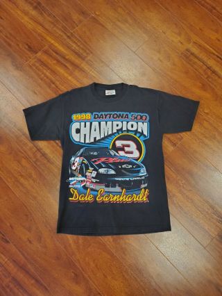 Vintage Dale Earnhardt Nascar Champion Competitors View T Shirt Size M 1998