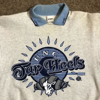 Vintage Unc North Carolina Tar Heels Sweatshirt - Xl Made In The Usa