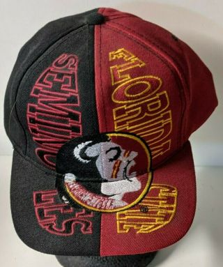 Vintage Ncaa Florida State Seminoles Fresh Caps Snap Back Hat