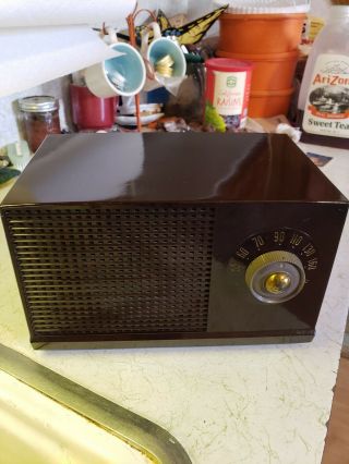 1953 Rca Victor Tube Radio Model 3 - X - 521
