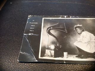 Edison Cylinder phonograph post card 1911 Brinsmade N D Nipper 2