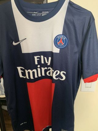 Nike Paris Saint Germain Psg 2013 2014 Zlatan Ibrahimovic Jersey Shirt Size Xl