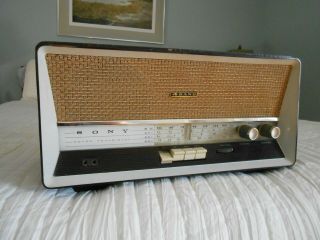 Sony Tr - 719 Am/ Shortwave Transistor Radio 1960 Good
