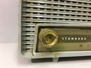 Vintage RCA Victor Model 8 - X - 8J Tube Radio Twin Speaker Phone Jack 3