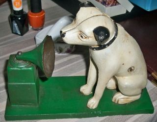 Vintage Rca Nipper Dog " His Master 