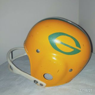 Vintage 1960s Green Bay Packers Youth Helmet With Lombardi " G "