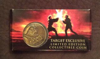 Star Wars Episode Iii 3 Darth Vader Collector Coin Limited Edition Le Rare