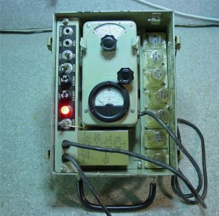 An/prm 10 Test Oscillator Grid Dip Meter,  Good With All Coils