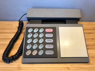 1986 B&o Bang & Olufsen Beocom 1000 Danish Design Gray Multi Color Telephone 2