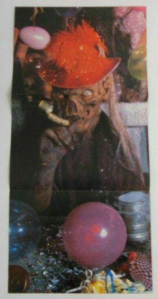 Tales From The Crypt Nightbreed Movie Poster Vintage Double Sided Deathday Ds