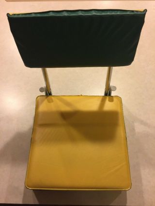 University Of Oregon Ducks Stadium Seat Folding Bleacher Chair Vintage U Of O
