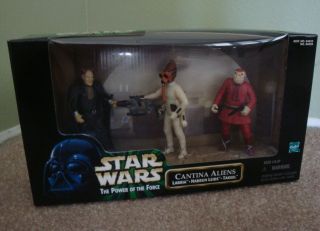 Cantina Aliens Star Wars Power Of The Force 3 Pk Figures - -,