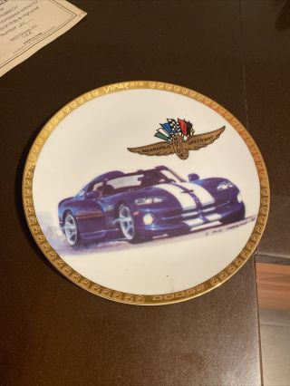 Vintage Indianapolis Motor Speedway Hall Of Fame Plate - Artist Robert Hubbach