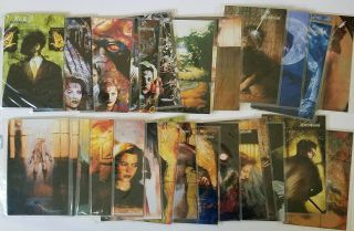 X - Files Topps Master Vision Premiere Complete Set 1 - 30 Collector Art Trading Lg