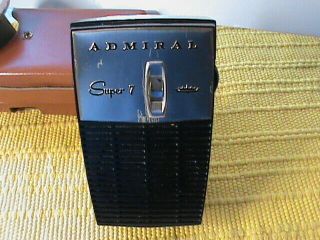 1962 Admiral 7 Transistor Radio Model Y2061 W/case For Repair.