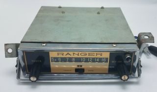 Vintage 1960s Play - Mate / Ranger All Transistor Car/portable Radio Ap - 64m Rare