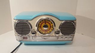 Memorex Mtt3200 Blue Turquoise Am/fm Stereo Radio Cd Player 1950 