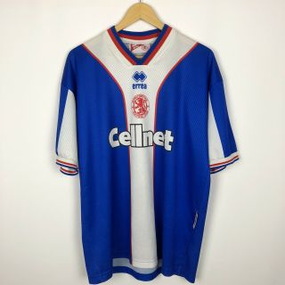 Vintage Middlesbrough 1997 1998 Away Football Shirt Soccer Jersey Errea Size Xl