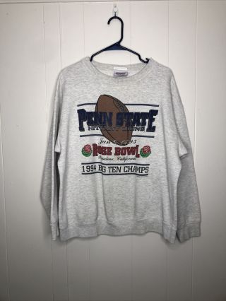 1994 Penn State Football Rose Bowl Crew Neck Sweatshirt