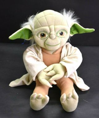 Star Wars Yoda 18 " Jay Franco Plush Lucas Film Stuffed Animal W/ Hooded Robe