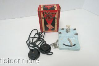 Vintage Philmore Radio Crystal Set Cat.  No.  7001 & Box