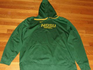 Nike North Dakota State University Football Long Sleeve Hoodie Mens Xl