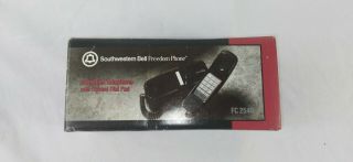 Southwestern Bell Freedom Dial Phone FC2540 Black.  3 2