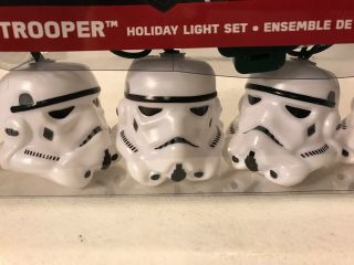 Star Wars Disney Stormtrooper Helmets Holiday Light Set 10 Helmets Kurt S Adler 2