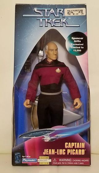 Star Trek Spencer Gifts Captain Jean - Luc Picard Figure Figurine Doll