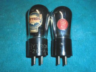 (2) 01 - A Tubes F/ Trf Receiver / Audio Amplifier
