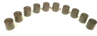 Vintage Wells Gardner A - 12 - 113 Part: Set Of 10 Bakelite Pre - Set Buttons.  1/2 "