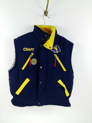 Vintage Craft Sverige National Team Cross Country Skiing Vest Man Size: S