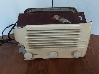 Vintage 1946 Rca Victor Model 56x2 Broadcast Bakelite Radio