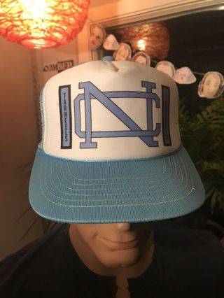 Vintage North Carolina Unc Tarheels Mesh Trucker Hat Snapback Baseball Cap