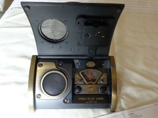 Sprit Of St.  Louis Roll Top Radio with Clock and Alarm 2