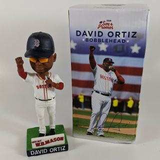 2016 Boston Red Sox David Ortiz Bobblehead 8/9/16 34 Final Season Big Papi A - 4