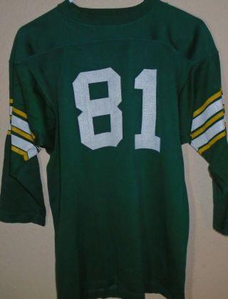 Vintage 1960s 70s Green Bay Packers Nfl Football Jersey 81
