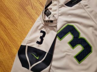 Seattle Seahawks 3 Wilson Nike White NFL Football Jersey Youth Large L 3