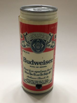 Vintage Budweiser Beer Can Push Button Phone,  Novelty 1980s,  W/ Phone Cord 2