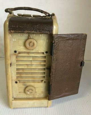 Vintage Sentinel Model 227 Portable Tube Radio