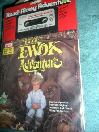 1984 The Ewok Adventure Read Along Book & Cassette